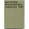 Jaarverslag directoraat-gen. volkshuisv. 1987 by Unknown