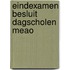 Eindexamen besluit dagscholen meao