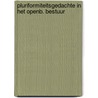 Pluriformiteitsgedachte in het openb. bestuur door U. Rosenthal