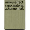 Milieu-effect rapp.waterw. z.kennemerl. by Unknown