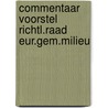 Commentaar voorstel richtl.raad eur.gem.milieu by Unknown