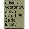 Advies voorontw. amvb ex.art.25 2e lid luchtv. by Unknown