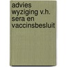 Advies wyziging v.h. sera en vaccinsbesluit by Unknown