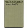 Recommendation on unctad 5 door Onbekend