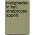 Nietigheden in het strafproces appelr.