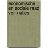 Economische en sociale raad ver. naties by Unknown