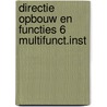 Directie opbouw en functies 6 multifunct.inst door Onbekend