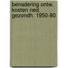 Benadering ontw. kosten ned. gezondh. 1950-80 door Onbekend