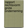 Rapport rechtsvorm grote onderneming by Unknown