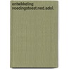 Ontwikkeling voedingstoest.ned.adol. door Luyken