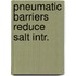 Pneumatic barriers reduce salt intr.