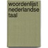 Woordenlijst Nederlandse taal
