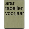 ARAR tabellen voorjaar by J. Verhoef