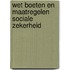Wet boeten en maatregelen sociale zekerheid