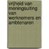 Vrijheid van meningsuiting van werknemers en ambtenaren