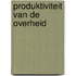 Produktiviteit van de overheid