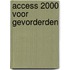 Access 2000 voor gevorderden