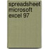 Spreadsheet Microsoft Excel 97