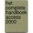 Het complete handboek Access 2000