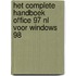 Het complete handboek Office 97 NL voor Windows 98