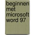 Beginnen met Microsoft Word 97