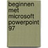 Beginnen met Microsoft PowerPoint 97