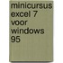 Minicursus Excel 7 voor Windows 95