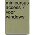 Minicursus access 7 voor Windows