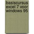 Basiscursus Excel 7 voor Windows 95