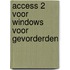 Access 2 voor Windows voor gevorderden