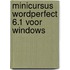 Minicursus WordPerfect 6.1 voor windows