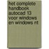 Het complete handboek Autocad 13 voor Windows en windows NT