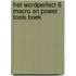 Het WordPerfect 6 macro en power tools boek
