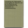 Nulmeting van ingevoerde maatregelen ter reductie van de blootstelling aan oplosmiddelen in de metalelktro en metaalbewerking by Unknown