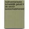 Nulinventarisatie schadelijk geluid in de sector autoschadeherstel by Unknown
