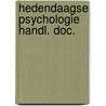 Hedendaagse psychologie handl. doc. by Morgan