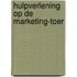 Hulpverlening op de marketing-toer