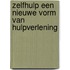 Zelfhulp een nieuwe vorm van hulpverlening