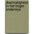 Doelmatigheid in het hoger onderwys