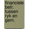 Financiele betr. tussen ryk en gem. door Geldhof