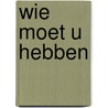 Wie moet u hebben by Buckman