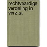 Rechtvaardige verdeling in verz.st. by Wyngaarden