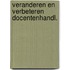 Veranderen en verbeteren docentenhandl.