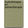 Hydrotherapie en balneotherapie door Gillert