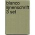 Blanco Lijnenschrift 3 set