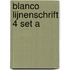 Blanco Lijnenschrift 4 set a