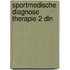 Sportmedische diagnose therapie 2 dln