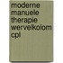 Moderne manuele therapie wervelkolom cpl