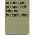Ervaringen perspectief interne budgettering