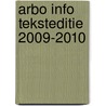 Arbo info teksteditie 2009-2010 by A.C. van Zoest